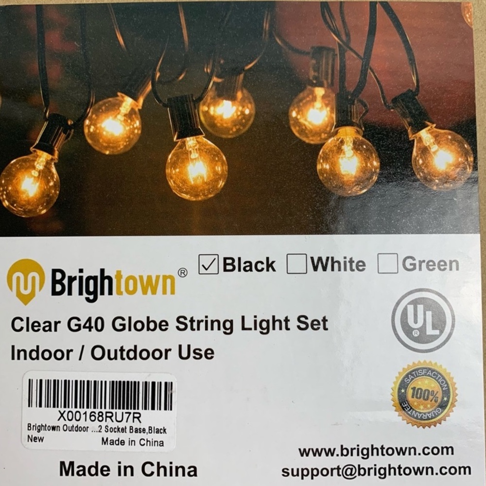 NWT💡 25’ CLEAR WATERPROOF IN/OUTDOOR PARTY PATIO POOL DECK CAMP LIGHT STRING